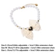 thumbnail image 3 of Elegant Pearl Collar Adjustable Necklace With Secure Buckle For Small Medium, 3 of 4