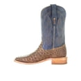 thumbnail image 3 of Corral Boots Mens Ostrich Embroidered Square Toe Cowboy  Mid Calf Dress Boo, 3 of 5