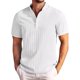 thumbnail image 1 of Vintage Summer Men's T-Shirt Streetwear 3 Buttons Open Fly Loose Clothing Print Short Sleeve T-Shirt2XL, 1 of 5