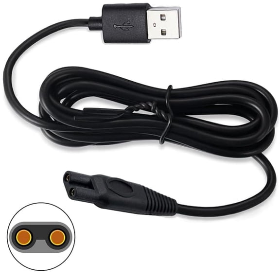 Nuxkst USB Charger Cord for Hatteker RSCX-9608 & Electric(for shaver, not for trimmer)