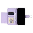 thumbnail image 3 of Funda tipo billetera GANGXUN para iPhone 11 – Tapa abatible con correa para mujer, 3 of 5