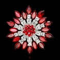 thumbnail image 4 of Lindbes Women Brooch Pin Flower Brooch Rhinestone Jewelry for Wedding Party, 4 of 7