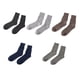 thumbnail image 5 of Qarigey 1 par de calcetines para hombre, medias antideslizantes para clima frío de invierno, calentador de pies cómodo, calzado de vestir de tubo Accesorios de calzado Café Qarigey AP013277-03, 5 of 6
