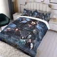 thumbnail image 3 of Piratas del Caribe Conjunto de sábanas temático, trío de piezas, cómodo y amigable con la piel, diseño único, regalo de decoración para el hogar para familiares, amigos y fans,173cm *218cm, 3 of 6