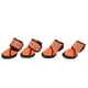 thumbnail image 5 of 4 zapatos para mascotas, zapatos antideslizantes y transpirables para perros con correas reflectantes para perros pequeños, medianos y grandes (naranja 9 cm 3,5 pulgadas), 5 of 8