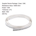 thumbnail image 2 of Resistor de Chip de Dispositivos Montados en Superficie, 10K Ohm 1/4W 1206 Resistores Fijos, Tolerancia del 1% 200Pcs, 2 of 3