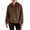 Coffee, variant on Hoodies for Women Plus Size Double Fleece Fluffy Casual Pullover Drawstring Winter Warm Hooded Sweatshirt Outerwear Dark Gray S