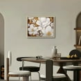 thumbnail image 2 of COMIO Deco Canvas Floral Framed Wall Art with Gold Frame,, 2 of 4