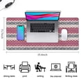 thumbnail image 5 of Long Mouse Pads for Desk,Multicolor Christmas Pattern Desk Mats on Top Of Desks, Desk Mouse Pad Extra Large with 3mm Non-Slip Base and Stitched Edge for Gaming,Office,Work,Home 35.4x15.7in, 5 of 5