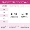 thumbnail image 4 of Eayon Water Curly 100% Crochet Human Hair Extensions 22 inch 200 Strands 240g Burmese Curly Pre-Separated Feather Line Human Crochet Hair Natural Color, 4 of 13