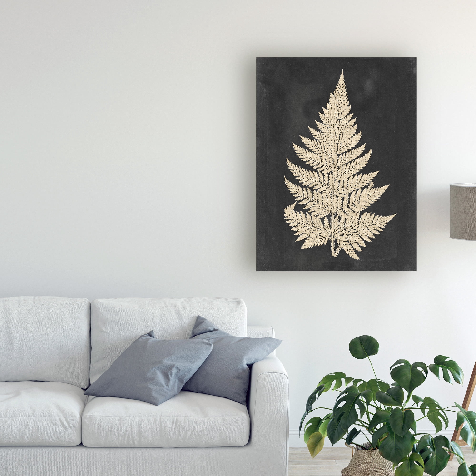 Trademark Fine Art 'Linen Fern I' Canvas Art by Vision Studio
