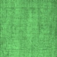 thumbnail image 1 of Ahgly Company Indoor Square Oriental Emerald Green Industrial Area Rugs, 8' Square, 1 of 4
