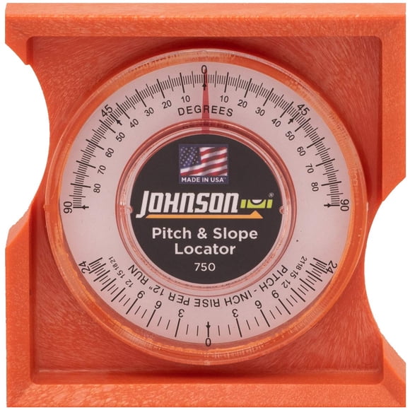 Localizador de pendientes y pendientes Johnson Level & Tool 750, color naranja