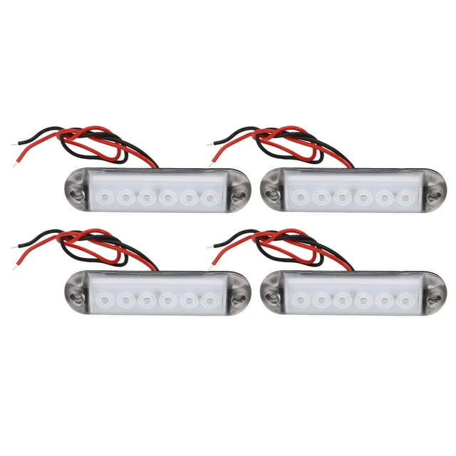 Luces de posición laterales interiores LED, 4 luces de posición laterales LED interiores LED Luz lateral RVLED Grado profesional