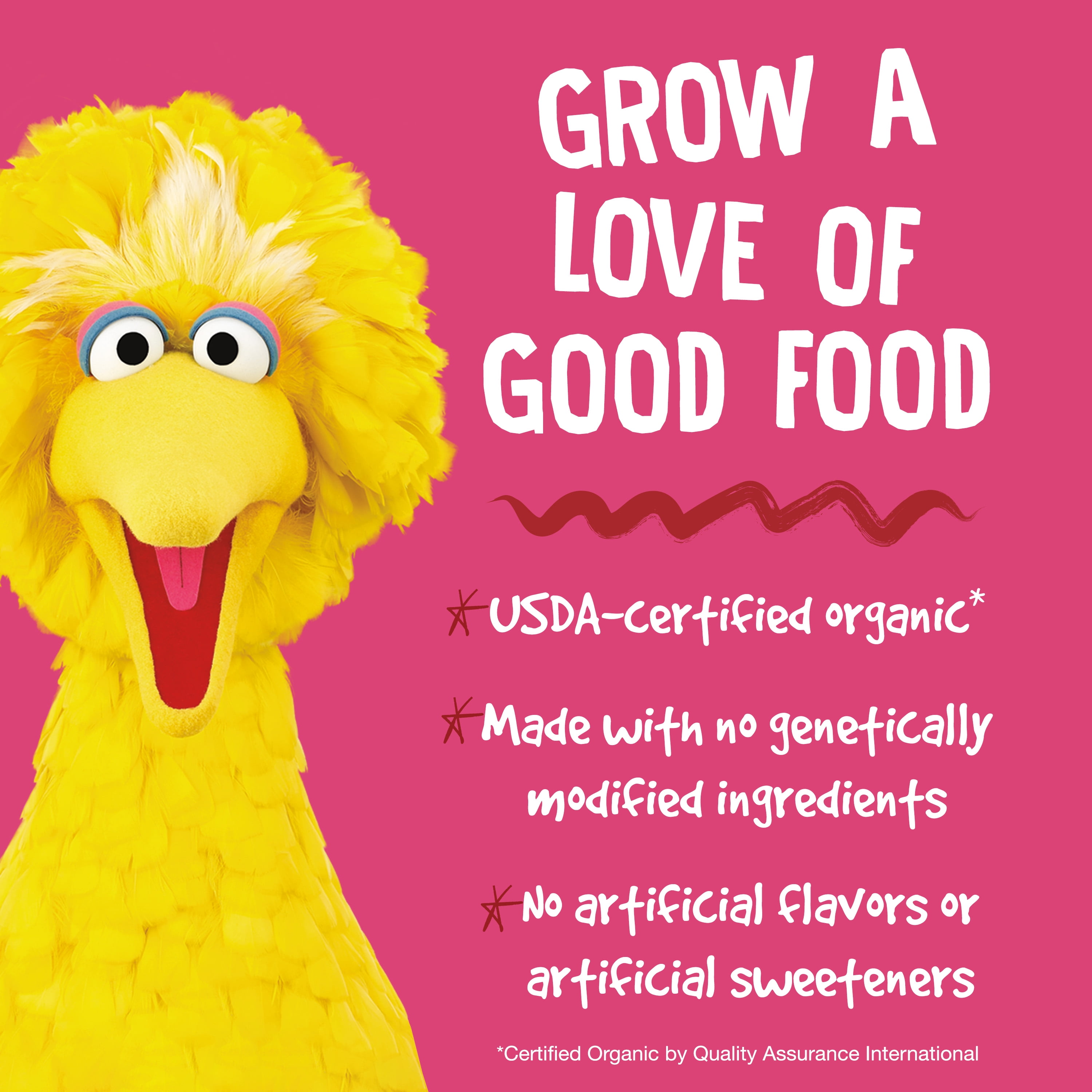 Earth's Best Organic Sesame Street Strawberry Sunny Days Snack Bars, 16 Count, 12.6 oz. Box