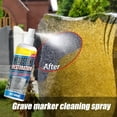 thumbnail image 6 of Headstone Restoration & Cleaning Spray, Professional Tombstone & Monument Cleaning Spray, Restores Protects Memorial Stones, Efficient Dirt Rust Removal, No Damage, 6 of 8
