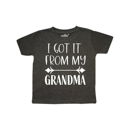 

Inktastic I Got It From My Grandma Gift Toddler Boy or Toddler Girl T-Shirt