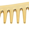 thumbnail image 2 of Peignes à dents larges sans manche, peigne démêlant pour cheveux, grand peigne de salon pour shampoing, pour hommes et femmes, doré, 2 of 4