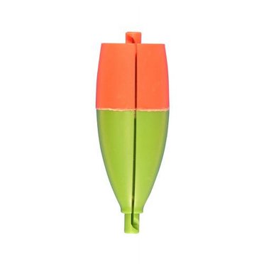 Comal Plasti-Pop Weighted Popping Fishing Float, Red/Green, 3.5-inch