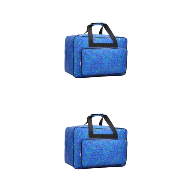 Matsuzay Bolsa de nailon para máquina de coser, creativa, para almacenamiento de kits de costura y herramientas de tejer, unisex Type1 NO1