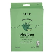 Cala Aloe vera essence facial mask sheets 5 count, 5 Count C14