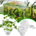thumbnail image 2 of Hydroponic Sweet Potato Planter with Suction Cup | Clear Acrylic Aquatic Plant Basket | Fish Tank Decor | Space-Saving Herb & Vegetable Grower | Easy-Clean Design for Home & Office, 2 of 7