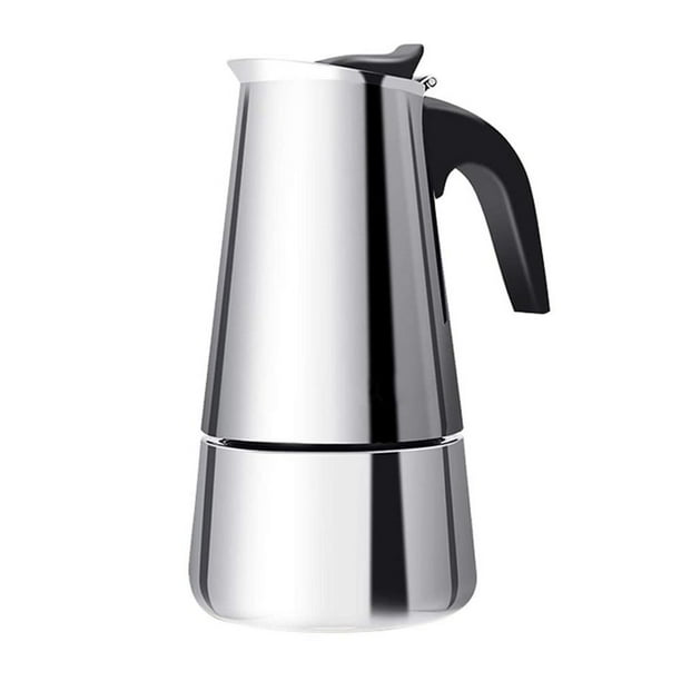 Naiovety Cafetera portátil fácil de limpiar con café con leche resistente a la oxidación de acero inoxidable con buen sellado Juegos de servir café y té
