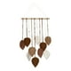 thumbnail image 4 of Macramé para colgar en la pared, decoración de pared, adorno de fondo, tapiz bohemio, borlas de hojas de macramé para apartamento, hogar, dormitorio, Marrón, 4 of 8