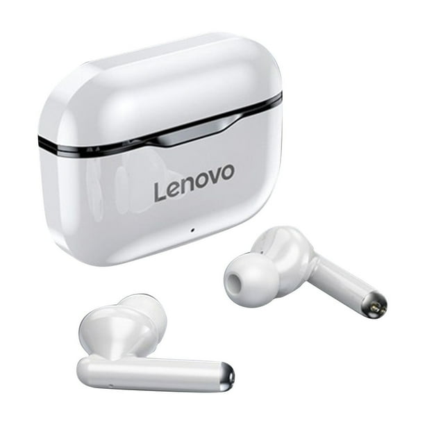 Lenovo LP1 T-WS Earbuds Bluetooth 5.0 True Wireless Headphones T-ouch Control Sport Headset IPX4 Sweatproof Earphones With Mic,30H Reproducción, IPX5, Llamadas nítidas, EQ Personalizado