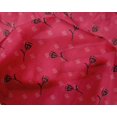 thumbnail image 4 of oneOone Silk Tabby Fabric Line & Floral Block Print Fabric BTY 42 Inch Wide, 4 of 4