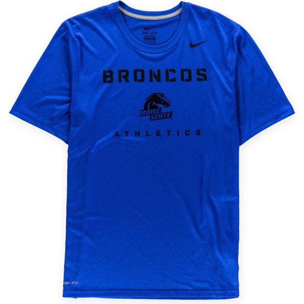 Nike Dry Boise State - Camiseta gráfica para hombre, color azul, pequeña Nike Camiseta gráfica