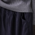 thumbnail image 3 of Pantalones Harem De Cintura Alta De Sólido Suelto Para Mujer Con Bolsillos S Gris Sunnimix Pantalones de lino de algodón de las mujeres, 3 of 8