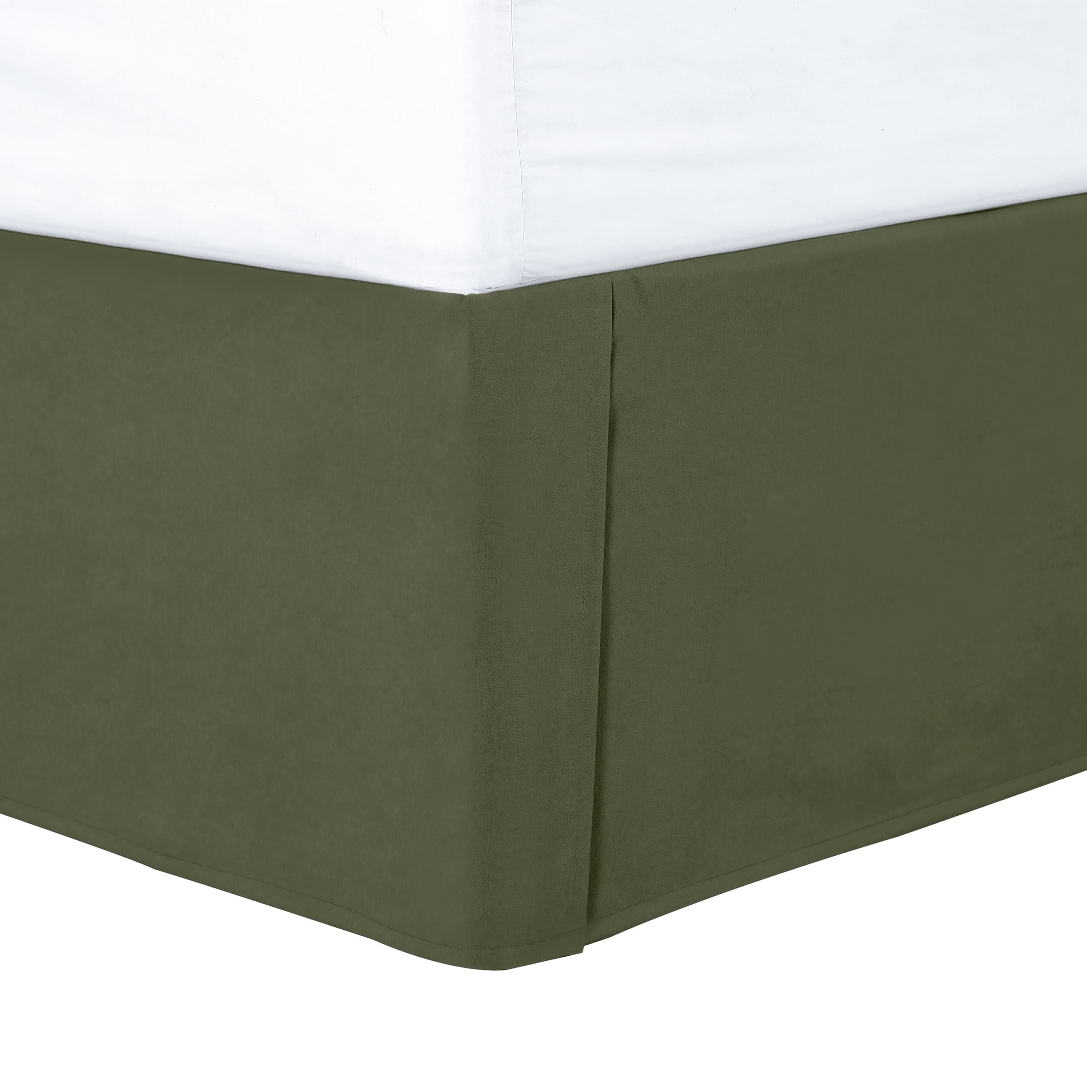 Mainstays Crinkle 7-Piece Green Textured Polyester Comforter Set, King