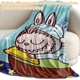 thumbnail image 3 of Ropa Labubu Ropa Labubu Blanket Winter Living Room Sofa Cover Blanket Fashion Cartoon Digital Print Flannel Blanket A, 3 of 4