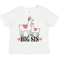 thumbnail image 3 of Inktastic Big Sis Girls Llama Sister Girls Toddler T-Shirt, 3 of 5