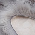 thumbnail image 3 of Unique Bargains Soft Faux Sheepskin Fur Solid Plush Area Rug Carpet Pad for Bedroom Floor Mats Rectangle, 3 of 8
