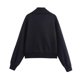 thumbnail image 5 of HH TRAF Primavera Mujer Elegante Sólido Cuello Vuelto Cremallera Sudadera Chaqueta Corta Manga Larga Bolsillos Chaqueta Callejera Mujer, 5 of 5