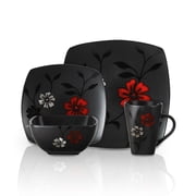 Gibson 16 Pieces Evening Blossom Dinnerware Set