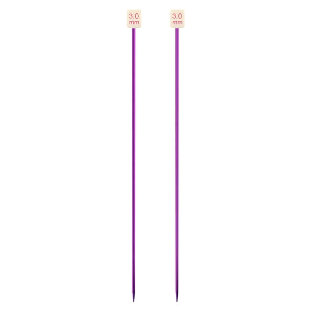Color Agujas de tejer aleatorias suéter Portátil Aluminio Tejido Aguja DIY CRATAMIENTO EQUIPO DE CUBIERTA EQUIPOS DE CUCHILLA Suministros para el hogar 3.0mm Methold HA011745-03B
