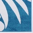 thumbnail image 3 of Ladole Rugs Botanical Style Simple and Creative Indoor Area Rug Carpet in Blue and Cream, 6x9 (6'2" x 9'2", 190cm x 280cm), 3 of 4