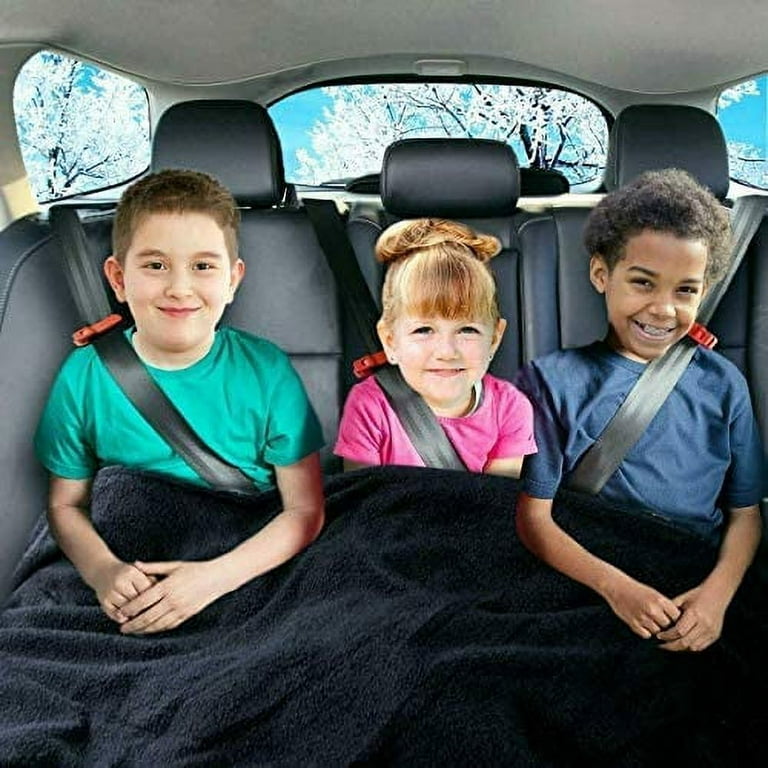 Zone Tech Car Travel Seat Cover Cushion Premium Quality Classic Black  Automotive Comfortable Seat Cushion Perfect for Cold Weather and Winter  Driving