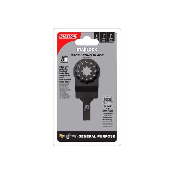 Freud DOS039BGP Oscillating Blade 3/8" W Bi-Metal Round General Purpose Cuts