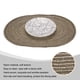 thumbnail image 4 of Uxcell 4 piezas de manteles ovalados trenzados de 20" para mesas de comedor, manteles ovalados antideslizantes, lavables, con aislamiento térmico, manteles tejidos, marrón, 4 of 7