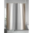 thumbnail image 5 of Fsddascl Brown Grey Shower Curtain Set - 48" x 72" Washable Bathtub Curtain with 12 Hooks, Gray Farmhouse Modern Rustic Waterproof Fabric Stall Shower Curtains for Bathroom/Bathtub Décor, 5 of 6