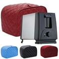 thumbnail image 1 of Neinkie Toaster Cover, Polyester Fabric Quilted Four Slice Toaster Appliance Dust-proof Cover For Kitchen Small Appliance Dust Cover and Fingerprint Protection, 1 of 7