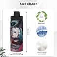 thumbnail image 4 of Joker Harley Quinn Sports Insulated Water Bottles Kettle Stainless Steel Portable Cup18OZ For Travel Gym School, 4 of 8