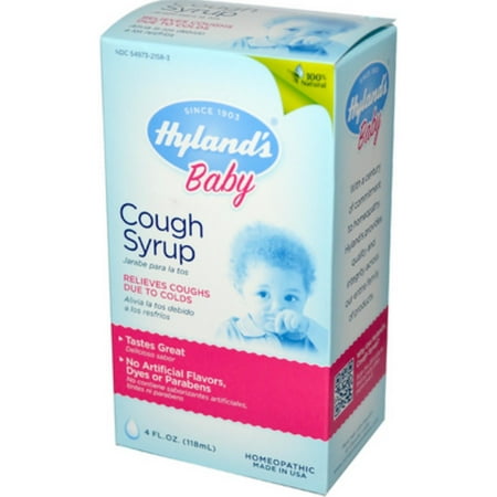 Hyland's Baby Cough Syrup 4 oz (Best Way To Treat Toddler Cough)