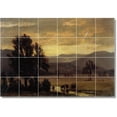thumbnail image 1 of Ceramic Tile Mural-Albert Bierstadt Landscapes Painting 45. 72" w x 48" h using (24) 12 x 12 ceramic tiles, 1 of 3
