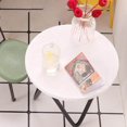 thumbnail image 4 of kurtrusly Table Ronde de Simulation 1/12 Scène de Vie Meubles Maison de Poupée Ornements Noir, 4 of 8