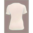 thumbnail image 3 of Camiseta con estampado de letras de talla grande, informal, de manga corta y cuello redondo, para mujer, talla grande, para adultos, hombres, mujeres, adolescentes, jóvenes y para el tiempo libre., 3 of 8